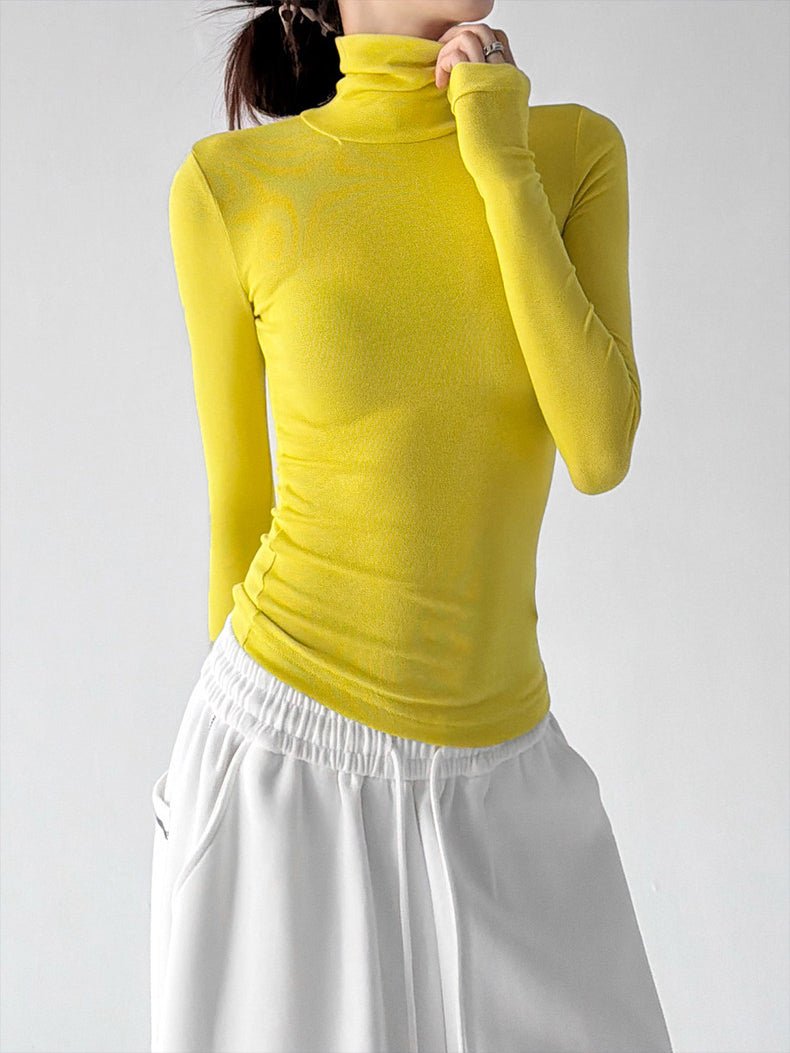 Mock-Neck Long-Sleeve Top - CT5177 - COPPING THREADS - CT ORIGINALS