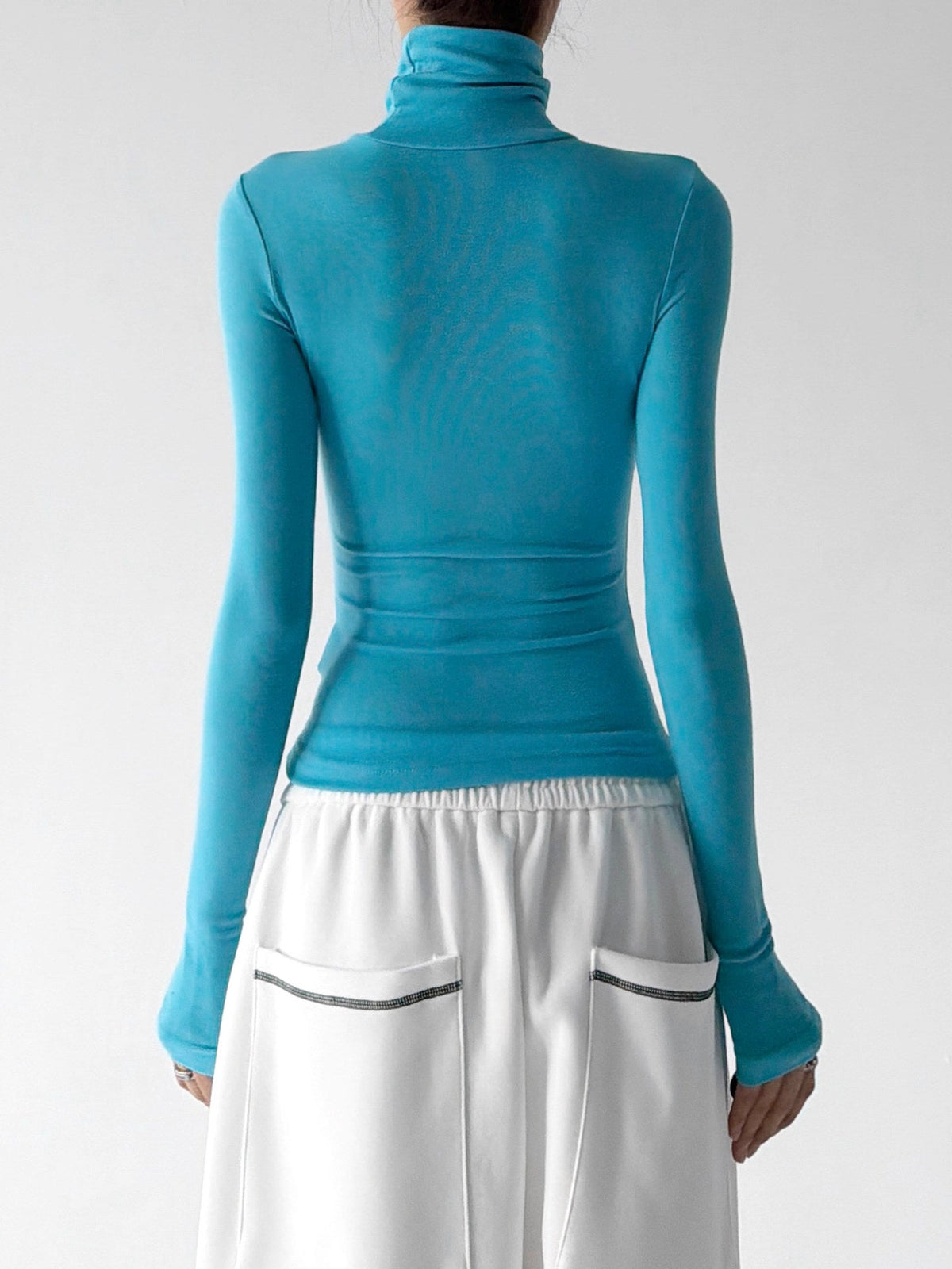 Mock-Neck Long-Sleeve Top - CT5177 - COPPING THREADS - CT ORIGINALS