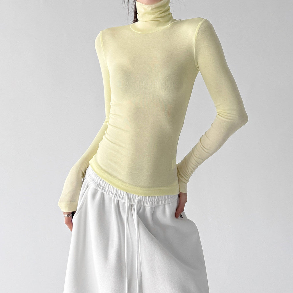 Mock-Neck Long-Sleeve Top - CT5177 - COPPING THREADS - CT ORIGINALS