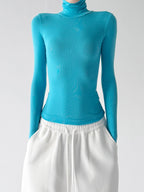 Mock-Neck Long-Sleeve Top - CT5177 - COPPING THREADS - CT ORIGINALS