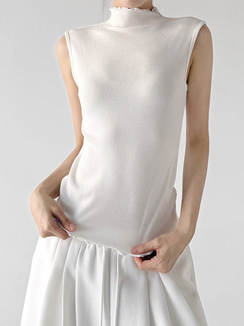 Mock-Neck Sleeveless Top - CT28992 - COPPING THREADS - CT ORIGINALS
