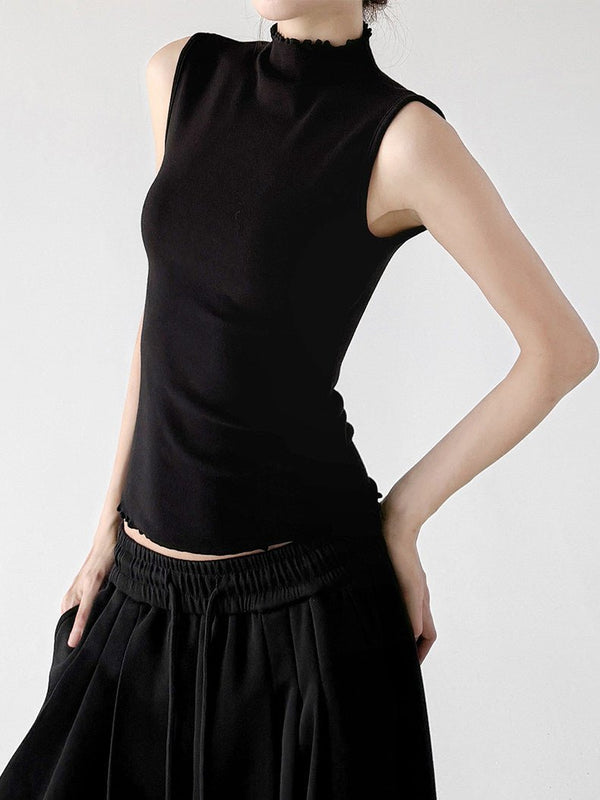 Mock-Neck Sleeveless Top - CT28992 - COPPING THREADS - CT ORIGINALS