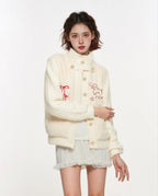 Mohair Blend Mock Neck Knit Sweater - COPPING THREADS - CT Select