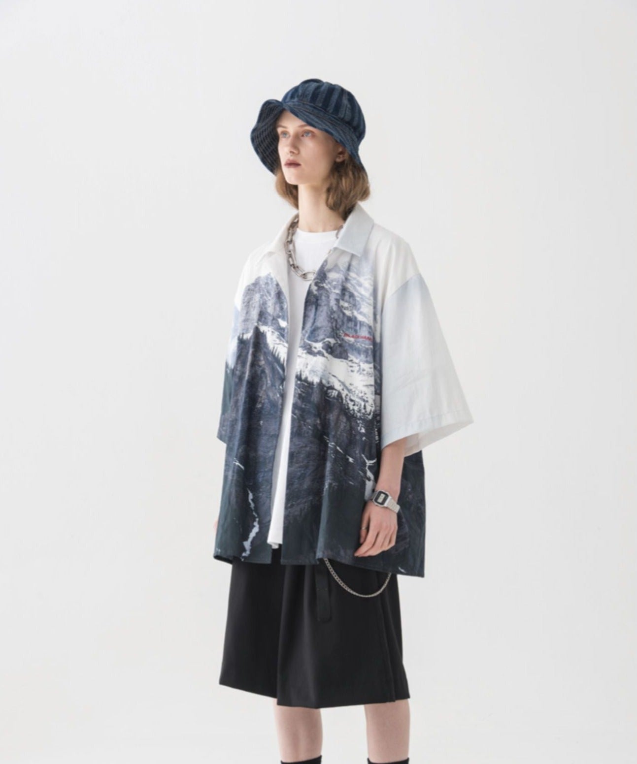 Mountain Hawaiian Shirt - COPPING THREADS - Harsh and Cruel