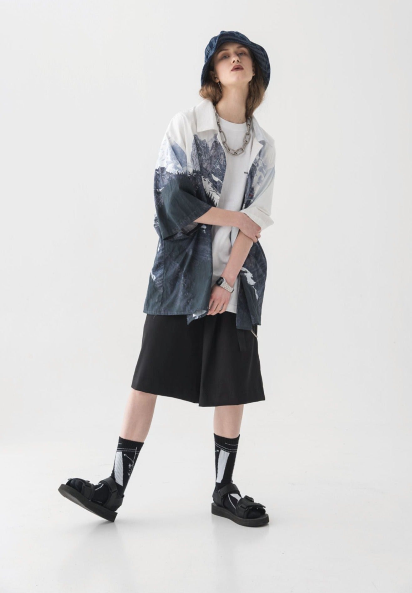 Mountain Hawaiian Shirt - COPPING THREADS - Harsh and Cruel