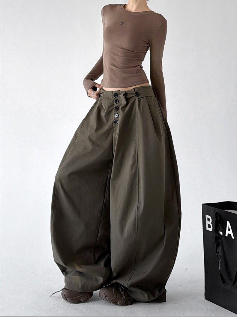 Multi-Button Balloon Pants - CT6264 - COPPING THREADS - CT ORIGINALS