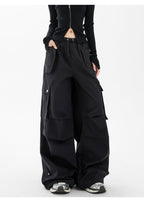 Multi - Pocket Crinkled Cargo Pants - COPPING THREADS - CHICISLAND