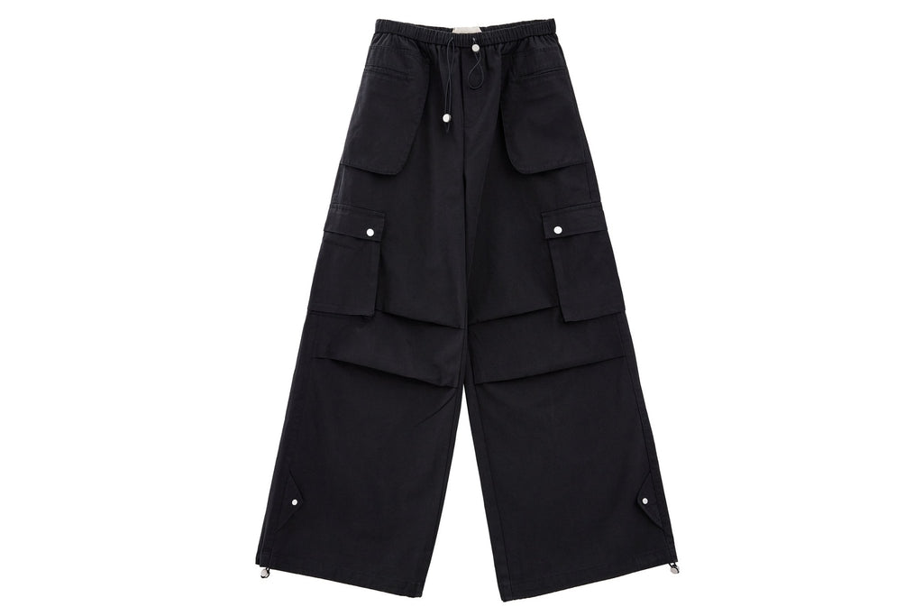 Multi - Pocket Crinkled Cargo Pants - COPPING THREADS - CHICISLAND