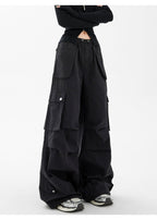 Multi - Pocket Crinkled Cargo Pants - COPPING THREADS - CHICISLAND