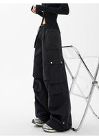 Multi - Pocket Crinkled Cargo Pants - COPPING THREADS - CHICISLAND