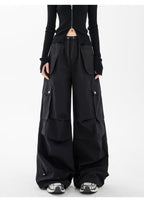 Multi - Pocket Crinkled Cargo Pants - COPPING THREADS - CHICISLAND
