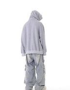 Multi - Pocket Heavy - Washed Ripped Denim Cargo Pants - COPPING THREADS - CHICISLAND