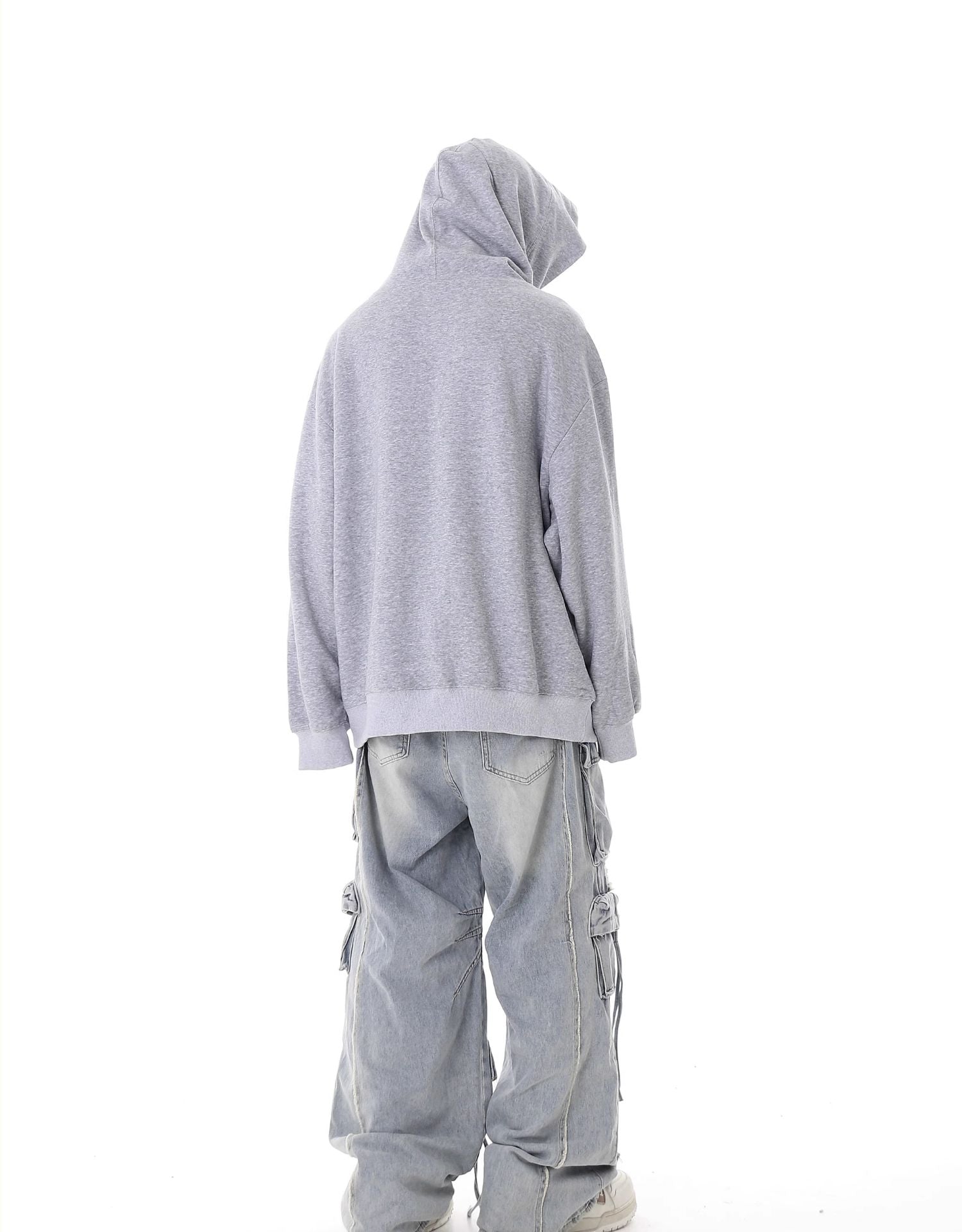 Multi - Pocket Heavy - Washed Ripped Denim Cargo Pants - COPPING THREADS - CHICISLAND