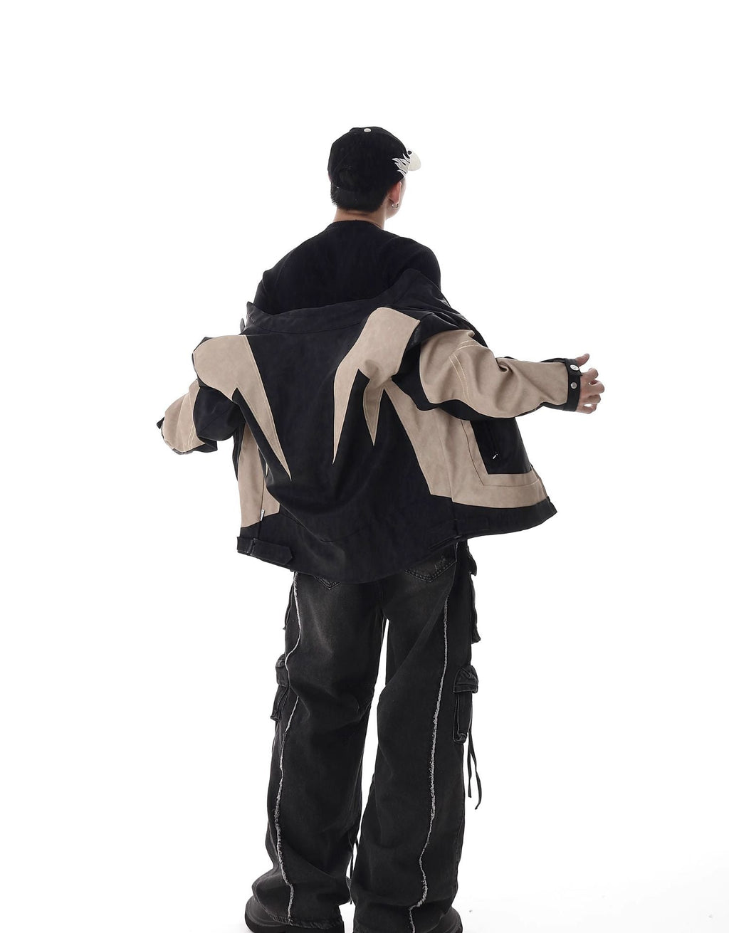 Multi - Pocket Heavy - Washed Ripped Denim Cargo Pants - COPPING THREADS - CHICISLAND