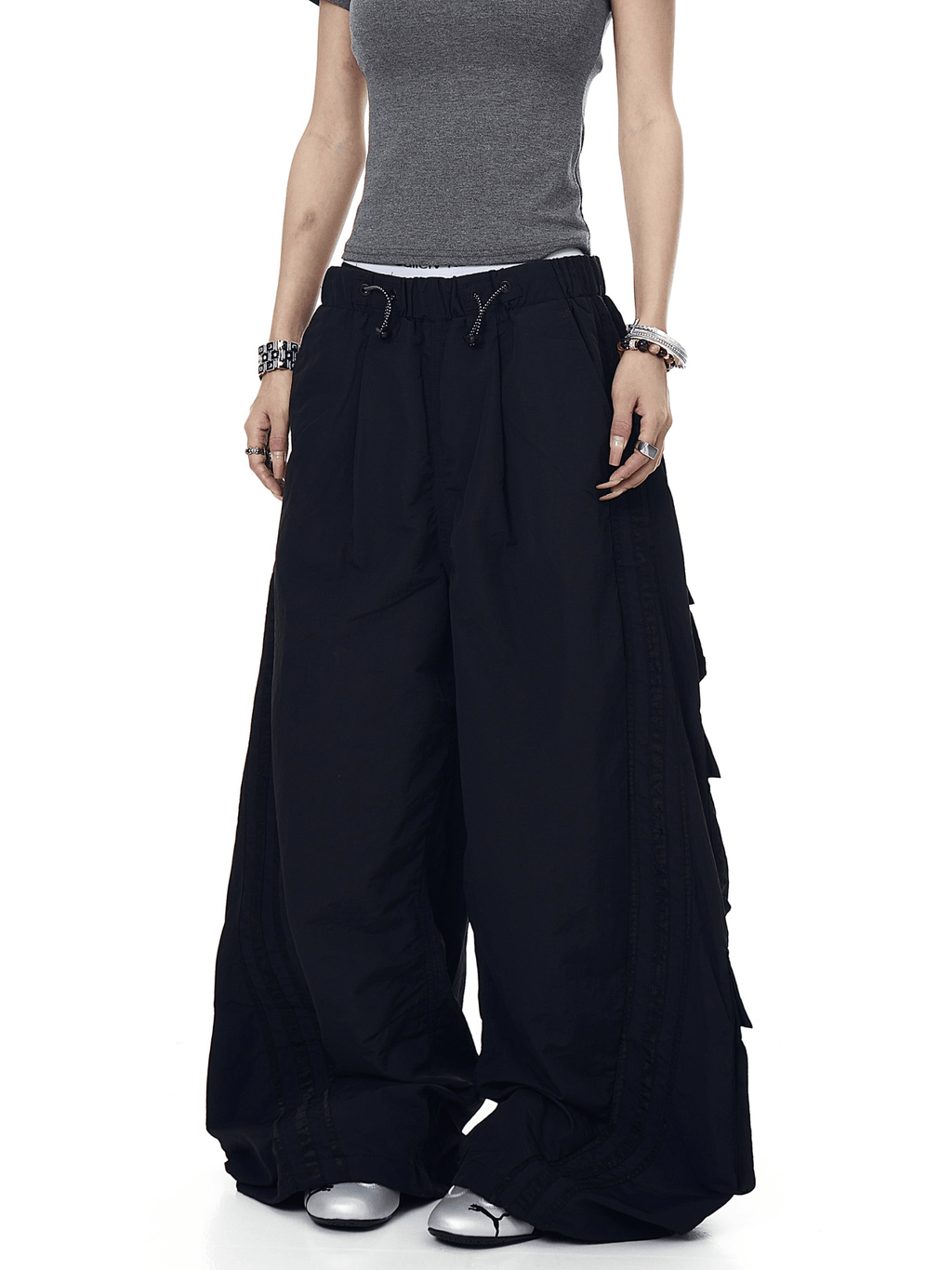 Multi - Pocket Tactical Wide - Leg Paratrooper Pants - COPPING THREADS - CT Select