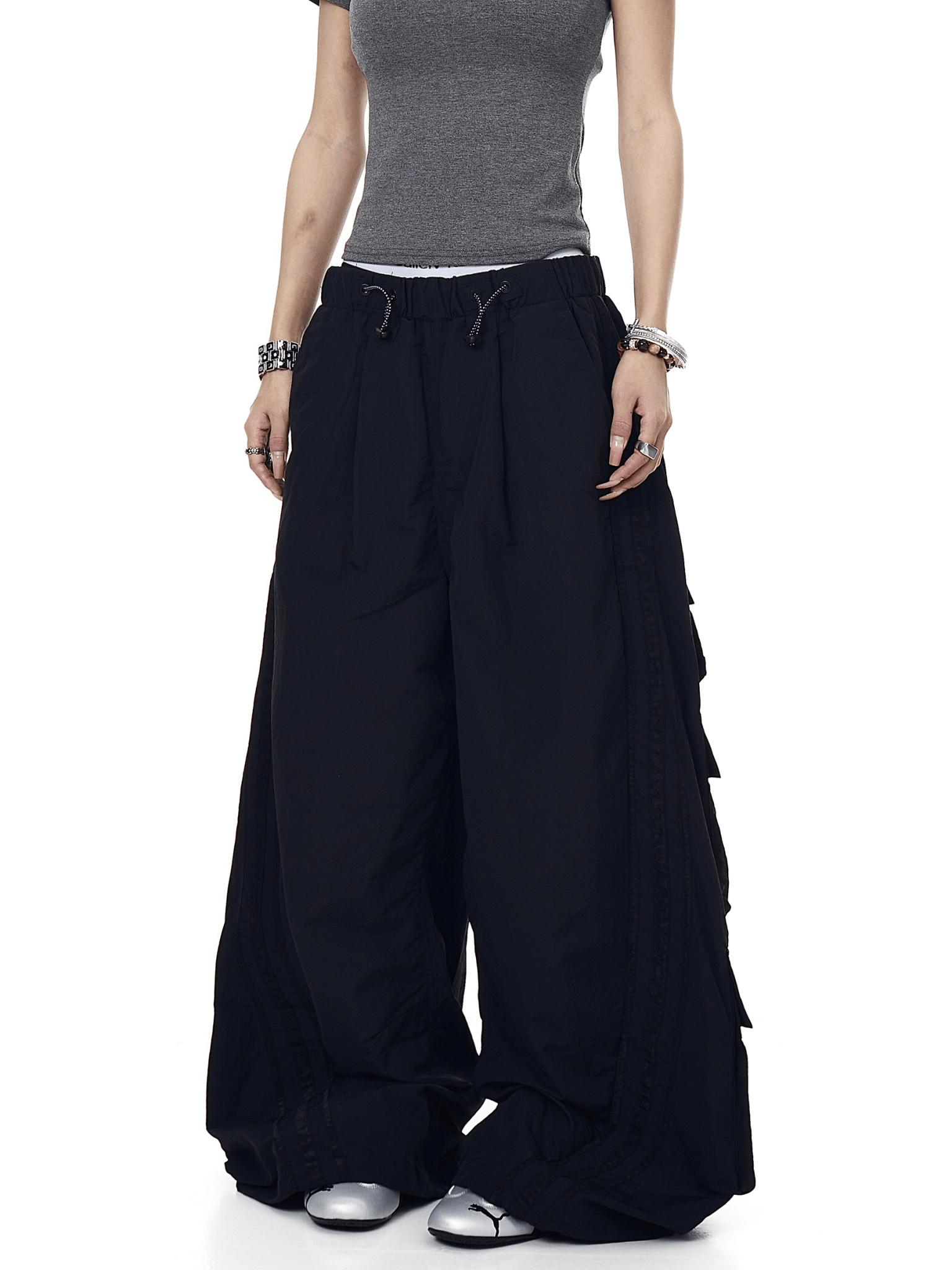 Multi - Pocket Tactical Wide - Leg Paratrooper Pants - COPPING THREADS - CT Select