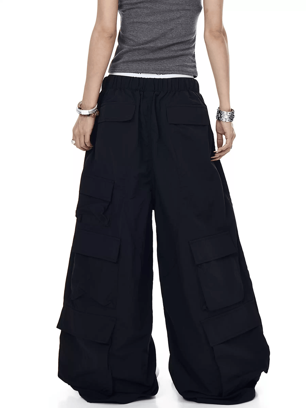 Multi - Pocket Tactical Wide - Leg Paratrooper Pants - COPPING THREADS - CT Select