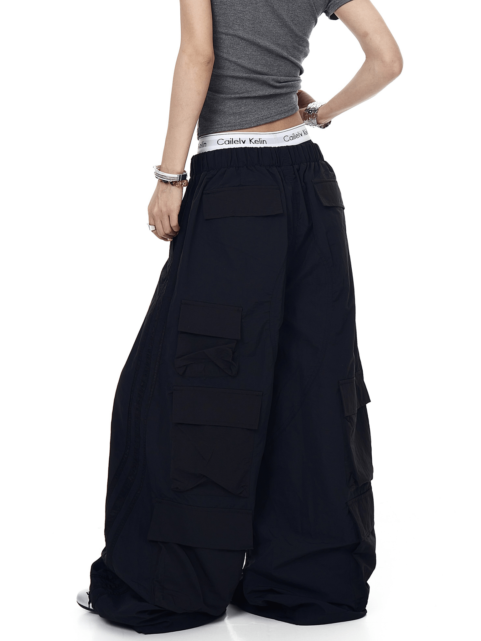 Multi - Pocket Tactical Wide - Leg Paratrooper Pants - COPPING THREADS - CT Select