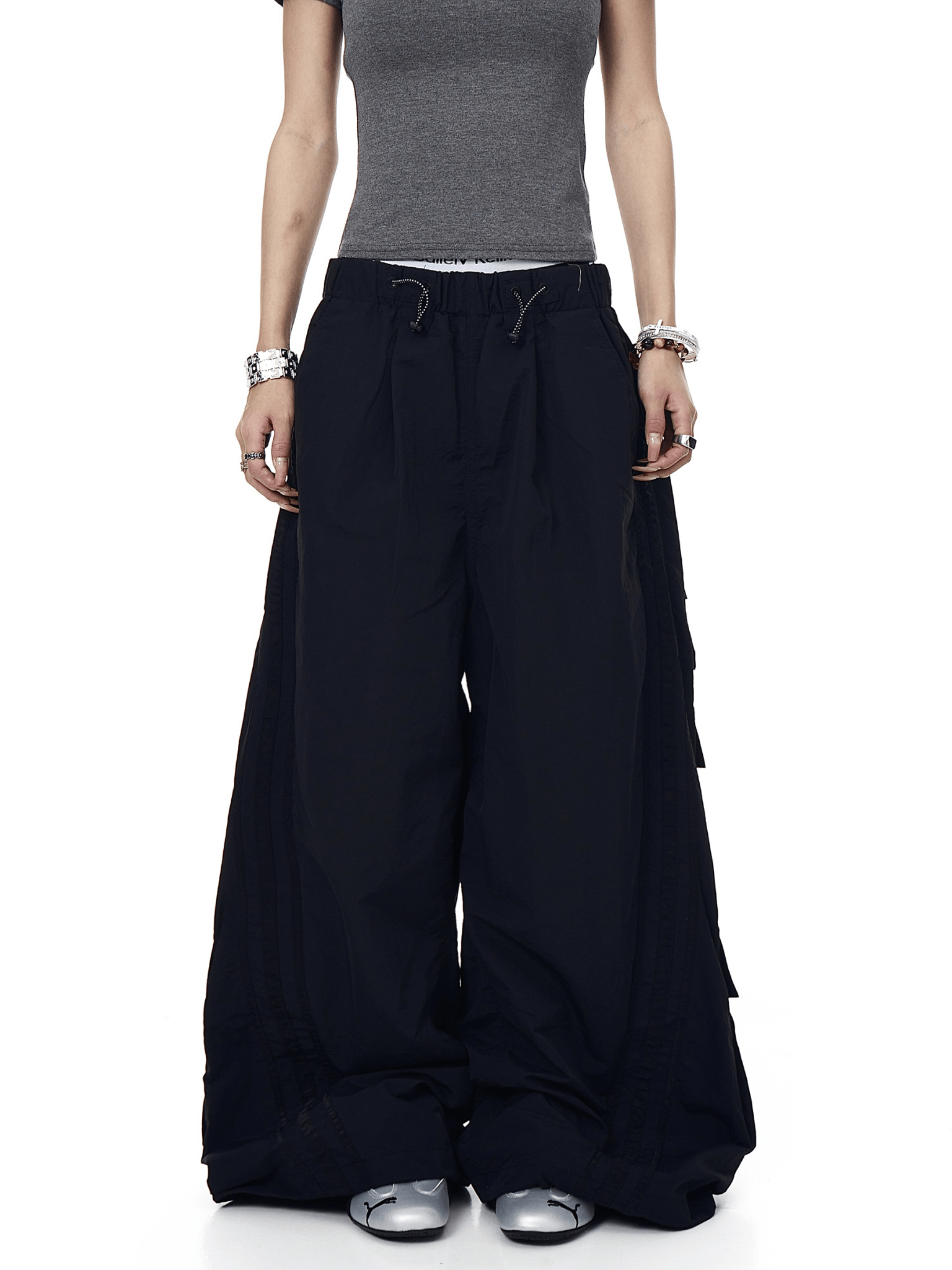 Multi - Pocket Tactical Wide - Leg Paratrooper Pants - COPPING THREADS - CT Select