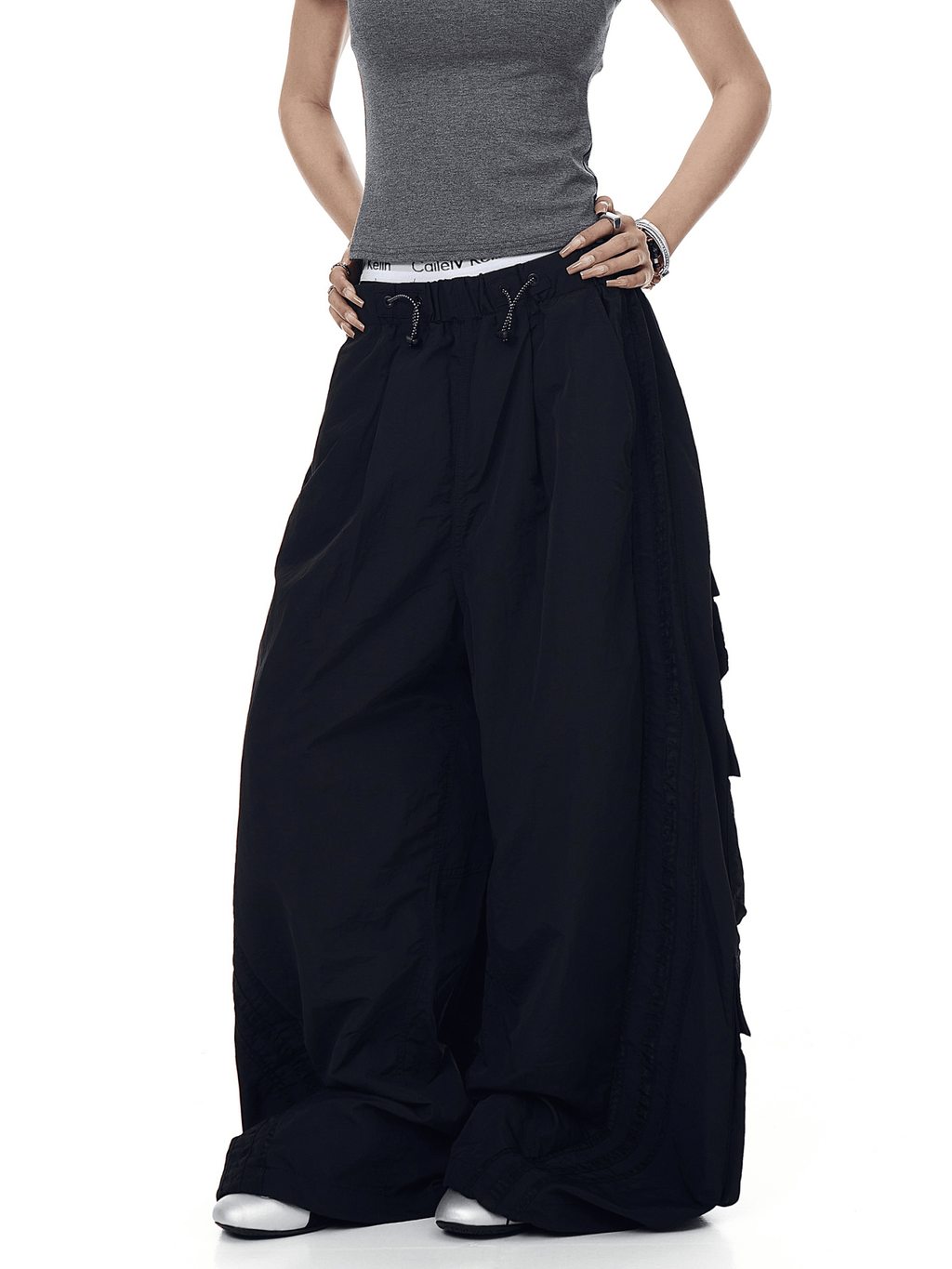 Multi - Pocket Tactical Wide - Leg Paratrooper Pants - COPPING THREADS - CT Select