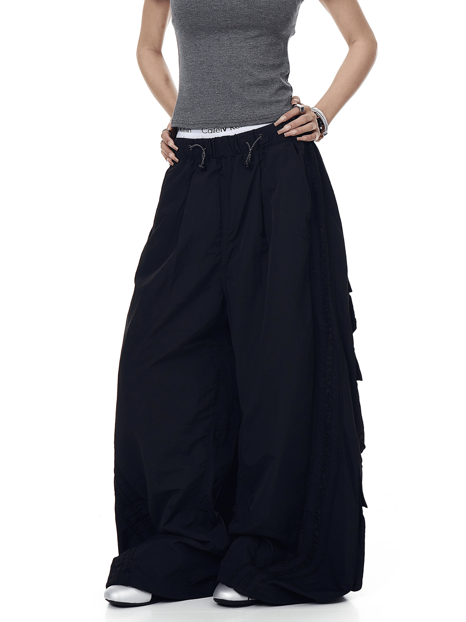 Multi - Pocket Tactical Wide - Leg Paratrooper Pants - COPPING THREADS - CT Select