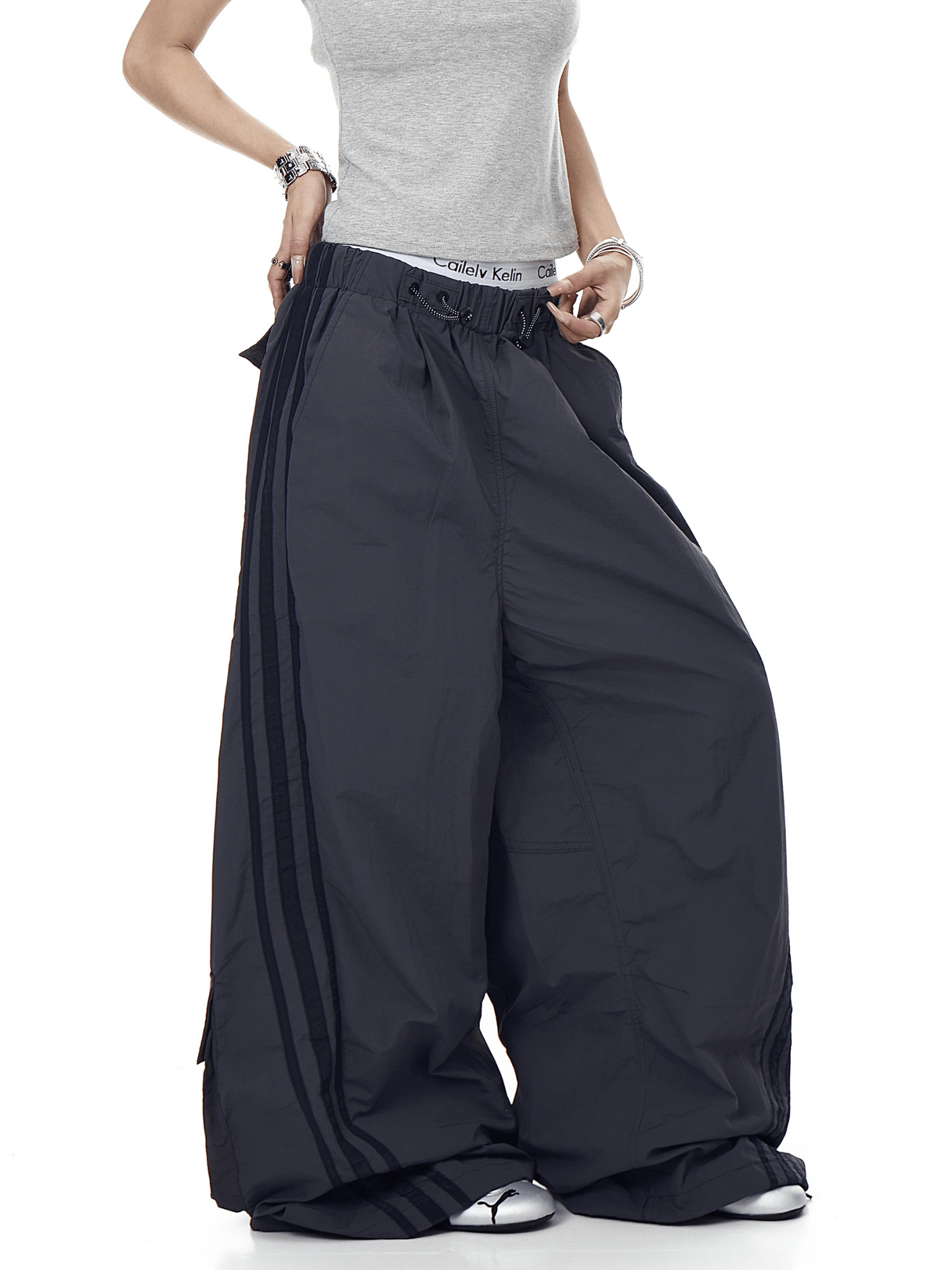 Multi - Pocket Tactical Wide - Leg Paratrooper Pants - COPPING THREADS - CT Select