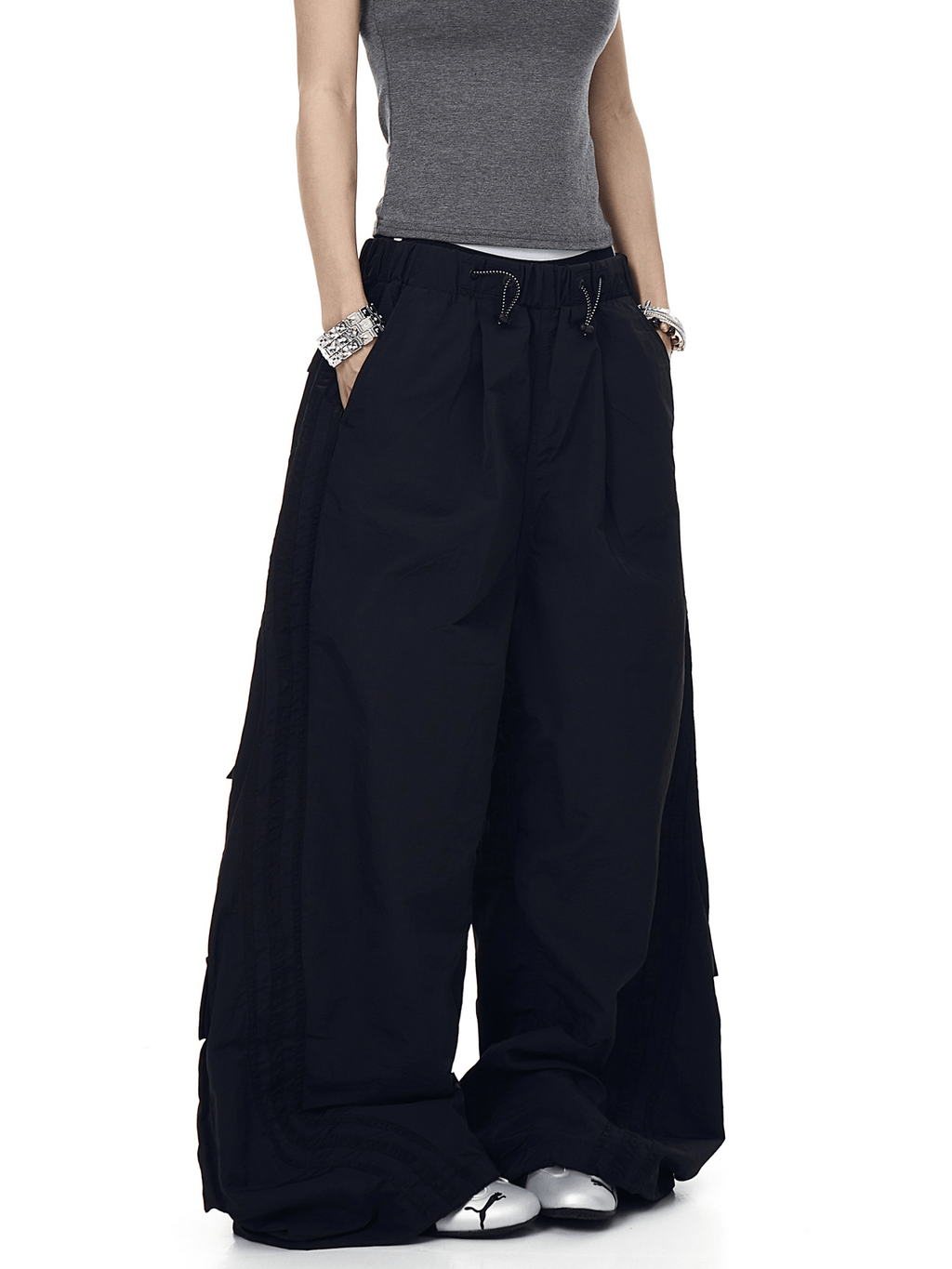 Multi - Pocket Tactical Wide - Leg Paratrooper Pants - COPPING THREADS - CT Select