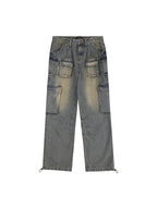Multi - Pocket Wash Distressed Denim - COPPING THREADS - RAYOHOPP