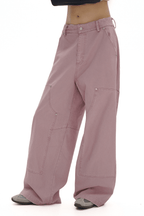 Multi - Pocket Wide - Leg Cargo Pants - COPPING THREADS - MOROMORO