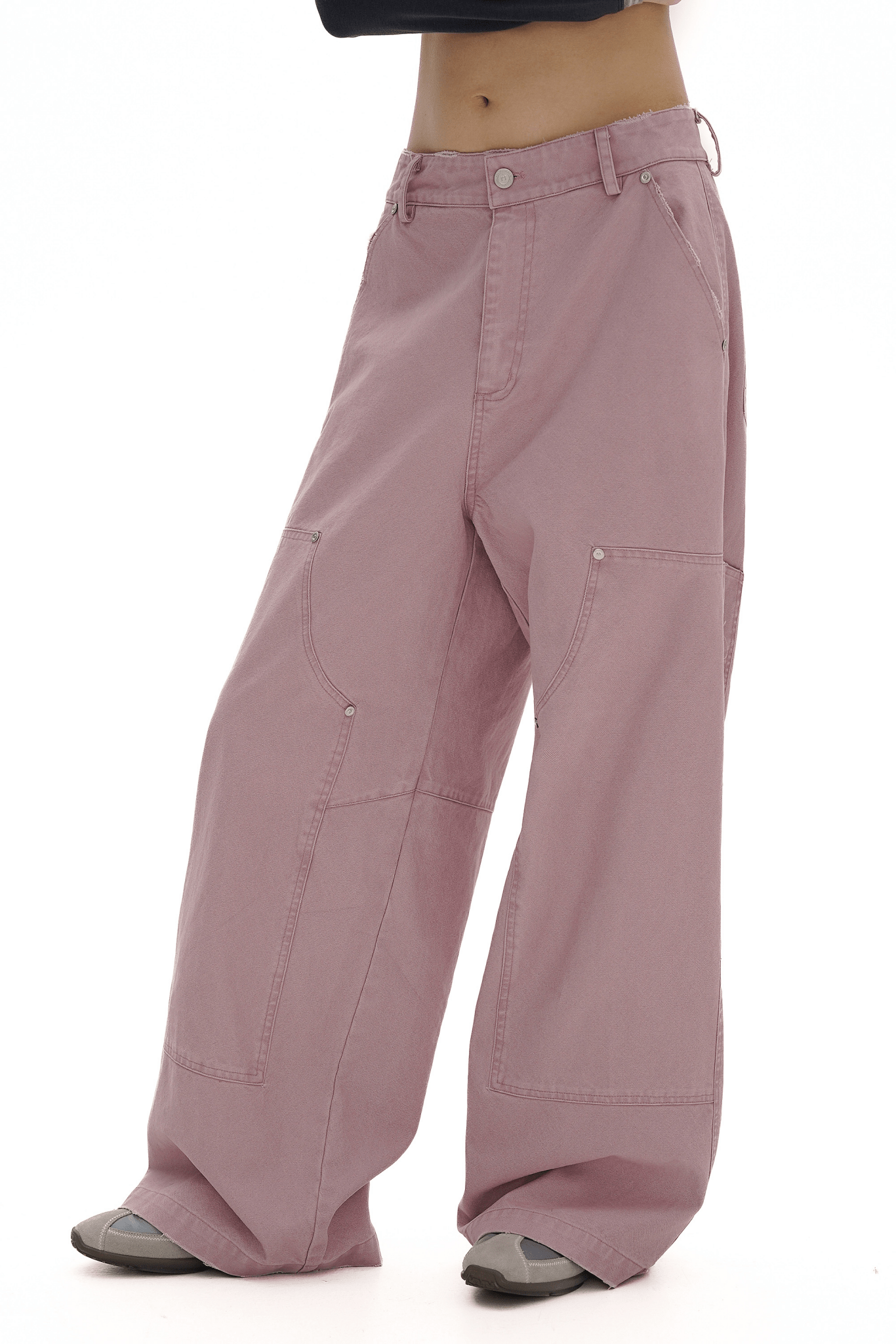 Multi - Pocket Wide - Leg Cargo Pants - COPPING THREADS - MOROMORO