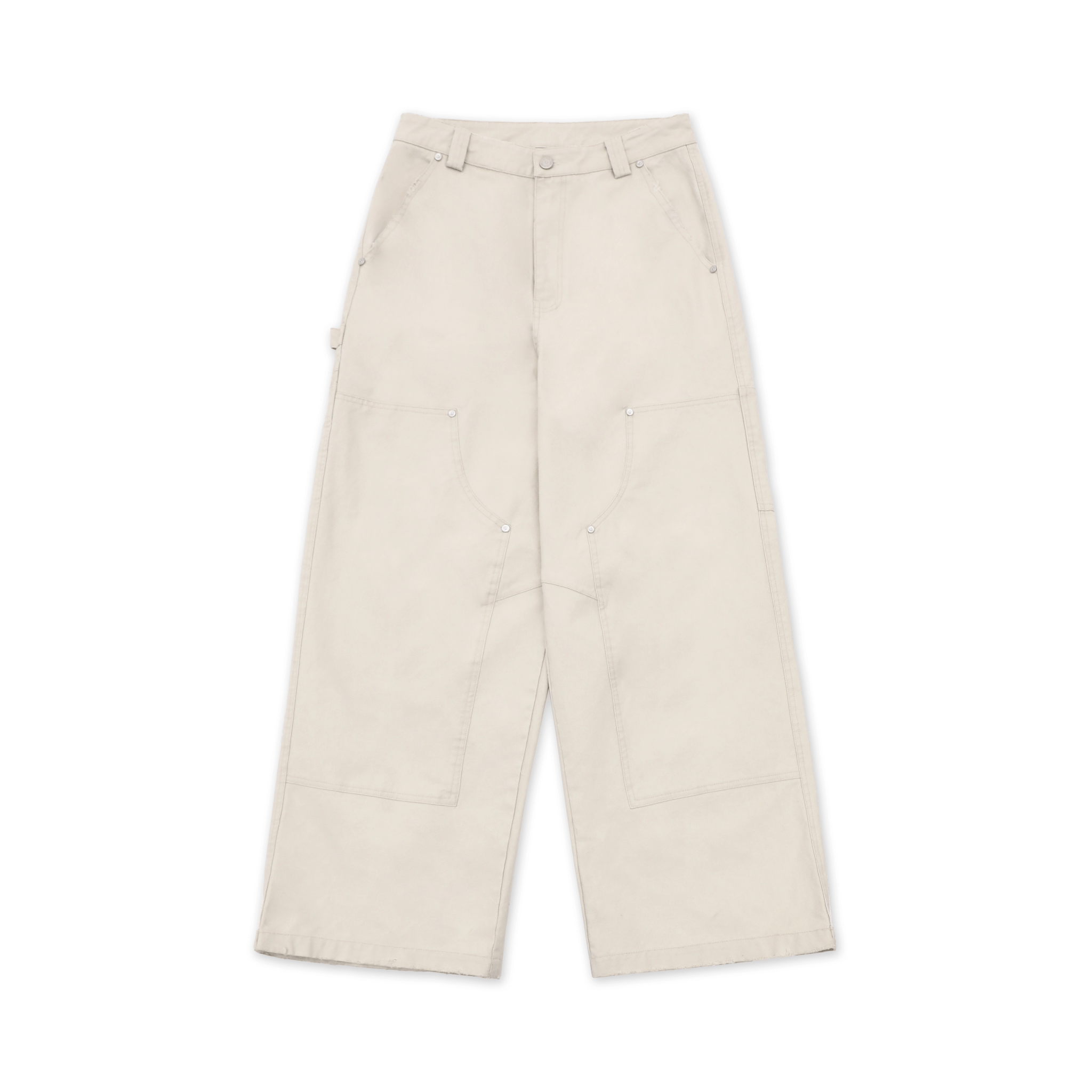 Multi - Pocket Wide - Leg Cargo Pants - COPPING THREADS - MOROMORO