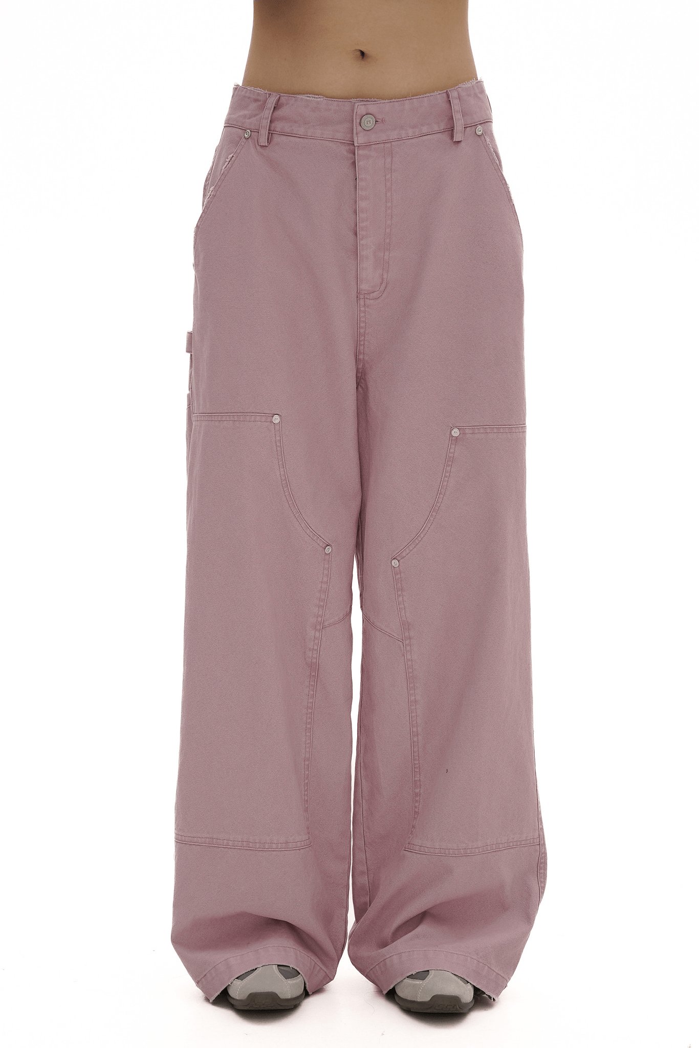 Multi - Pocket Wide - Leg Cargo Pants - COPPING THREADS - MOROMORO