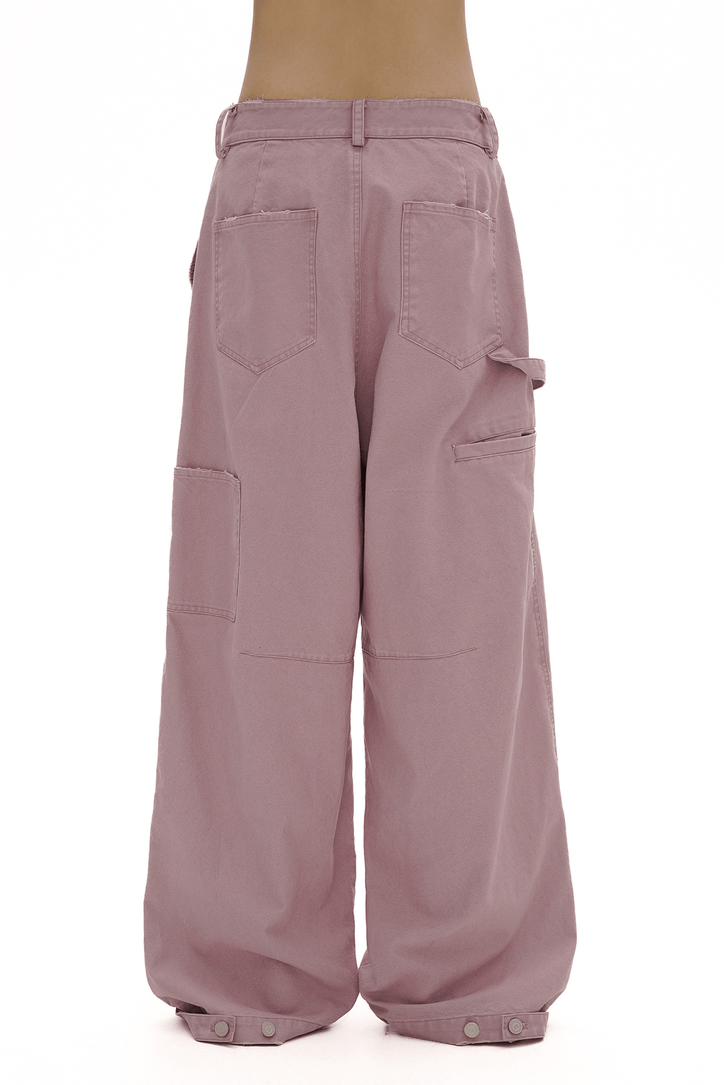 Multi - Pocket Wide - Leg Cargo Pants - COPPING THREADS - MOROMORO