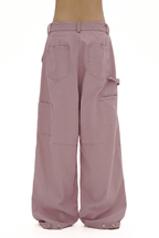 Multi - Pocket Wide - Leg Cargo Pants - COPPING THREADS - MOROMORO