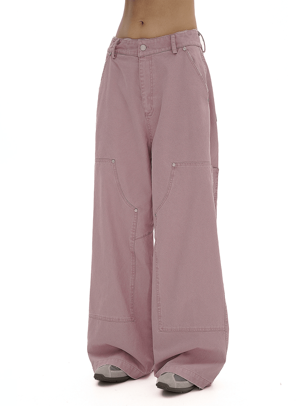 Multi - Pocket Wide - Leg Cargo Pants - COPPING THREADS - MOROMORO