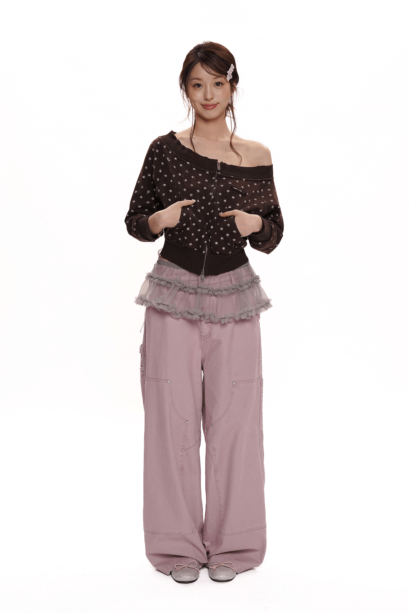 Multi - Pocket Wide - Leg Cargo Pants - COPPING THREADS - MOROMORO