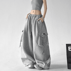 Multi - Pocket Wide - Leg Cargo Sweatpants - CT6201 - COPPING THREADS - CT Select