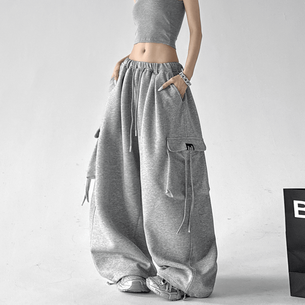 Multi - Pocket Wide - Leg Cargo Sweatpants - CT6201 - COPPING THREADS - CT Select