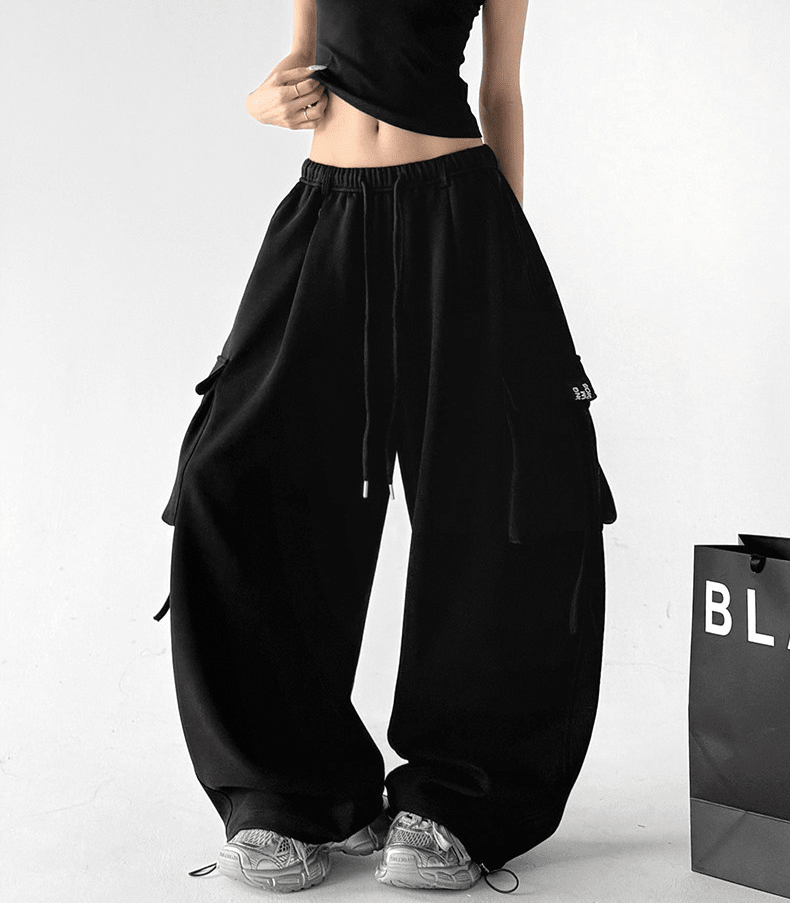 Multi - Pocket Wide - Leg Cargo Sweatpants - CT6201 - COPPING THREADS - CT Select