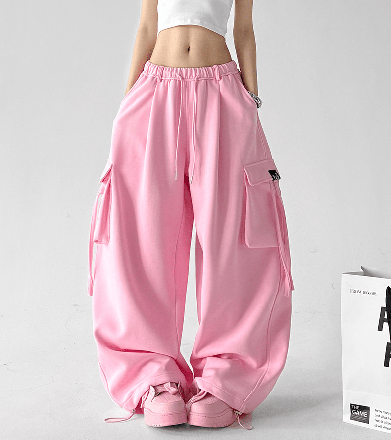 Multi - Pocket Wide - Leg Cargo Sweatpants - CT6201 - COPPING THREADS - CT Select