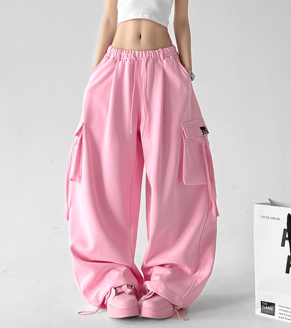 Multi - Pocket Wide - Leg Cargo Sweatpants - CT6201 - COPPING THREADS - CT Select