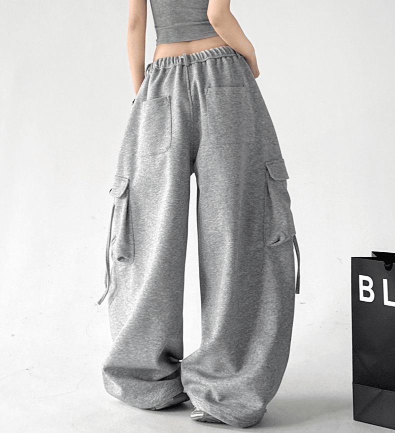 Multi - Pocket Wide - Leg Cargo Sweatpants - CT6201 - COPPING THREADS - CT Select