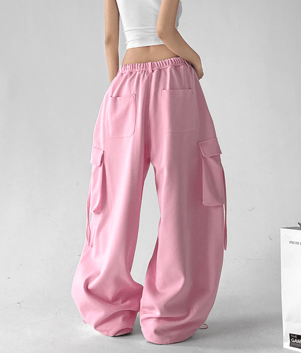 Multi - Pocket Wide - Leg Cargo Sweatpants - CT6201 - COPPING THREADS - CT Select