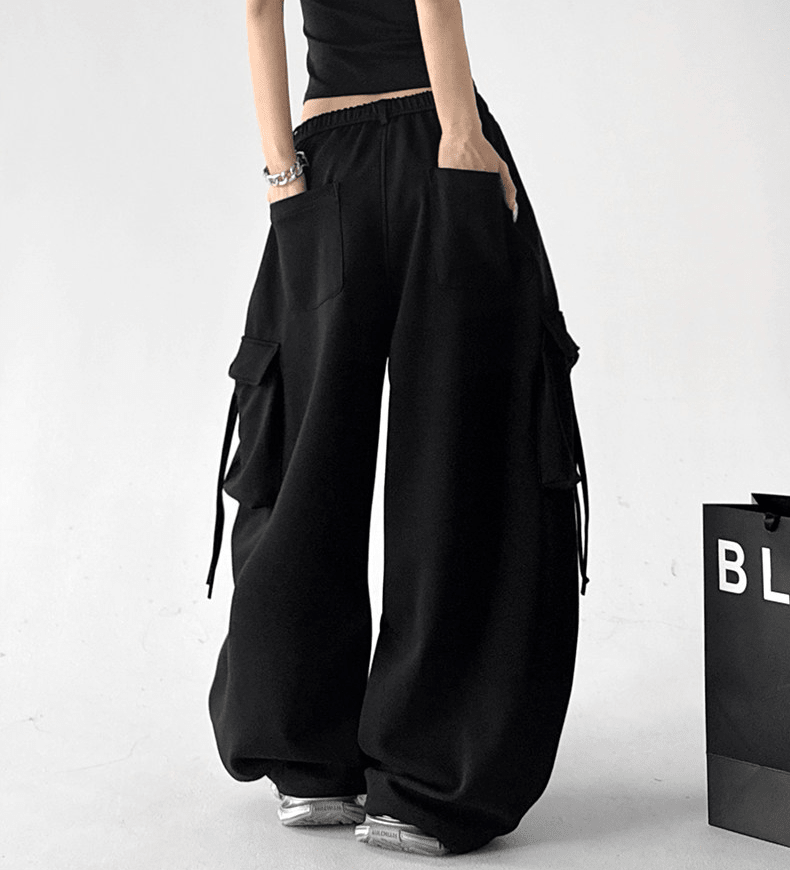 Multi - Pocket Wide - Leg Cargo Sweatpants - CT6201 - COPPING THREADS - CT Select