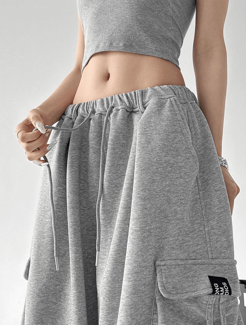Multi - Pocket Wide - Leg Cargo Sweatpants - CT6201 - COPPING THREADS - CT Select