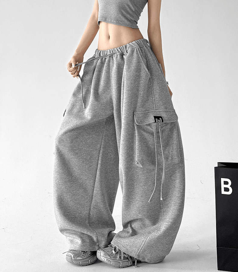 Multi - Pocket Wide - Leg Cargo Sweatpants - CT6201 - COPPING THREADS - CT Select