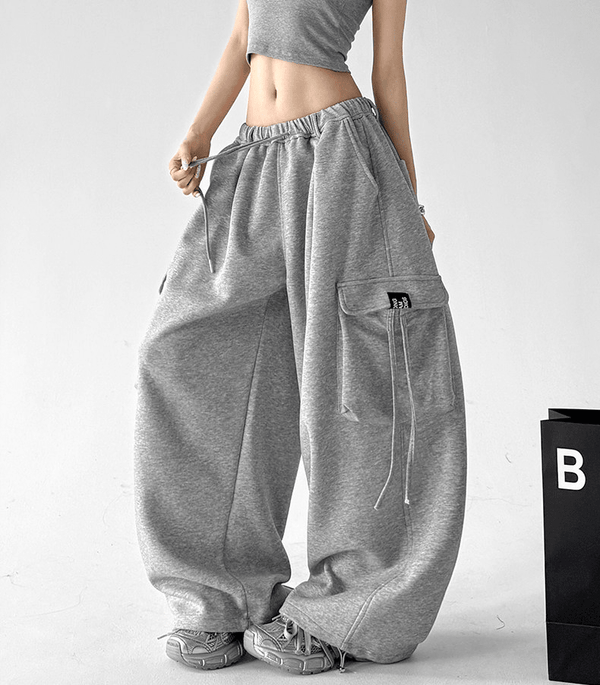Multi - Pocket Wide - Leg Cargo Sweatpants - CT6201 - COPPING THREADS - CT Select