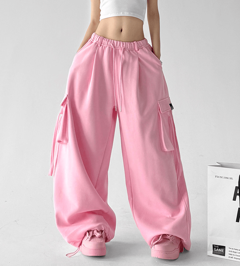 Multi - Pocket Wide - Leg Cargo Sweatpants - CT6201 - COPPING THREADS - CT Select