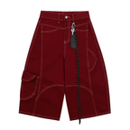 Multi - pockets Contrast Stitch Utility Shorts - COPPING THREADS - CT Select