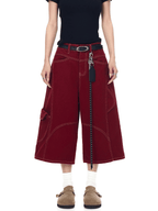 Multi - pockets Contrast Stitch Utility Shorts - COPPING THREADS - CT Select